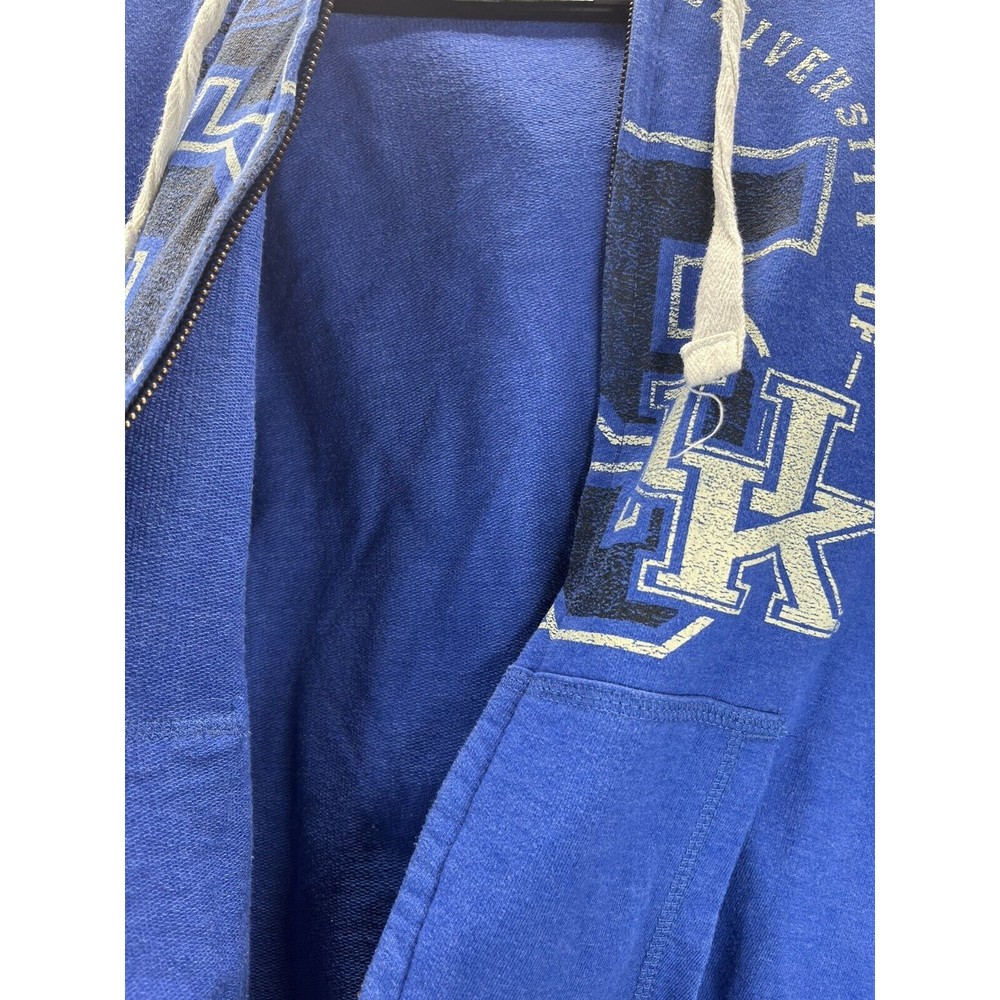Kentucky Wildcats Womens Full Zip Hoodie Jacket Blue KA Knights Apparel Sz L UK - Picture 9 of 13